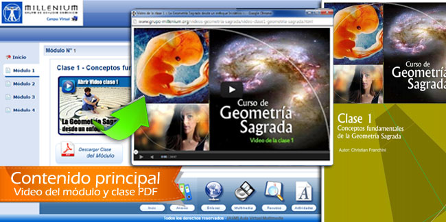 aula virtual del curso de curso de geometria sagrada